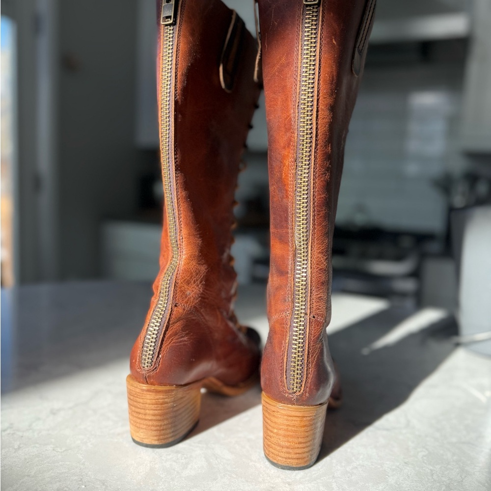 FREEBIRD GRANNY STYLE Lace up tall boot - Picture 3 of 11